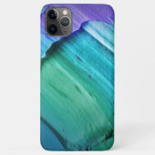 Blauw marmerontwerp Case-Mate iPhone case (Achterkant)