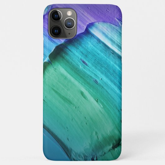 Blauw marmerontwerp Case-Mate iPhone case (Achterkant)