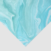 Blauw marmerpatroon tissuepapier (Detail)