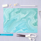 Blauw marmerpatroon tissuepapier (Craft)