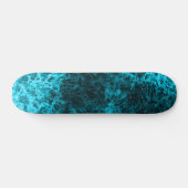 Blauw marmerwerk skateboard (Horizontaal)