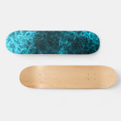 Blauw marmerwerk skateboard (Horizontaal)