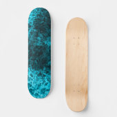 Blauw marmerwerk skateboard (Voorkant)