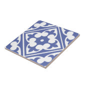 Blauw Marokkaans tegels 4 Tegeltje (Zijkant)