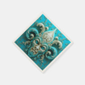 blauw masker servet (Hoek)