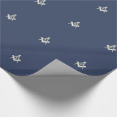 Blauw Masonic Wrapping Paper Cadeaupapier (Hoek)