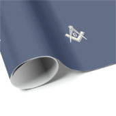 Blauw Masonic Wrapping Paper Cadeaupapier (Rol Hoek)