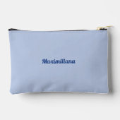 Blauw - massief klein accessoire zakje etui (Achterkant)