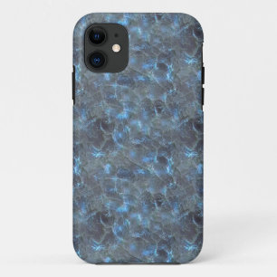 Blauw matglas donker iPhone 11 hoesje
