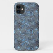 Blauw matglas donker Case-Mate iPhone case (Achterkant)