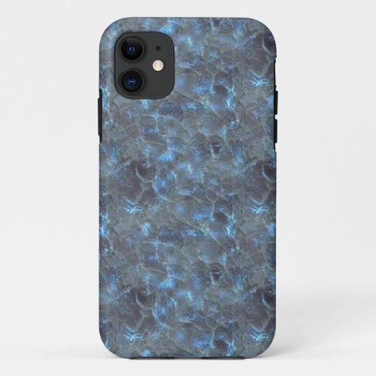 Blauw matglas donker Case-Mate iPhone case (Achterkant)