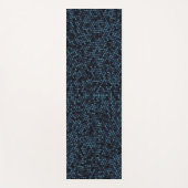 blauw matrixpatroon yogamat (Voorkant)