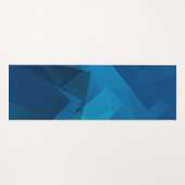 blauw matrixpatroon yogamat (Voorkant (horizontaal))