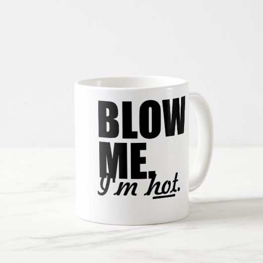 BLAUW ME DAT IK HOT KOFFIEMOK (Voorkant rechts)