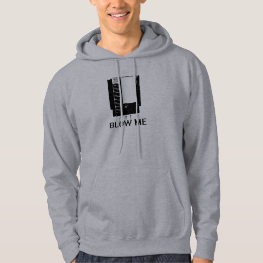 BLAUW ME HOODIE (Voorkant)