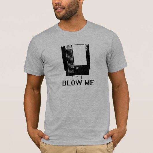 BLAUW ME T-SHIRT (Voorkant)