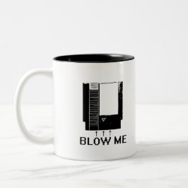 BLAUW ME TWEEKLEURIGE KOFFIEMOK