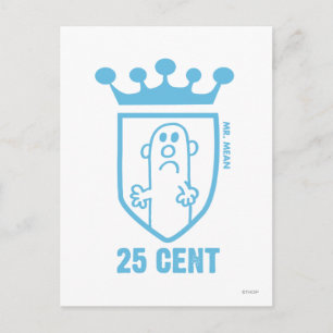 Blauw: Mean Crest & Crown Briefkaart