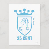 Blauw: Mean Crest & Crown Briefkaart (Voorkant)
