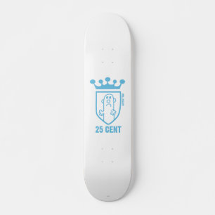 Blauw: Mean Crest & Crown Persoonlijk Skateboard