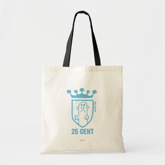 Blauw: Mean Crest & Crown Tote Bag (Voorkant)