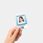 Blauw - Medische Veldfoto - Verpleegkundige Badge (Handheld)