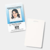 Blauw - Medische Veldfoto - Verpleegkundige Badge (Front & Back)