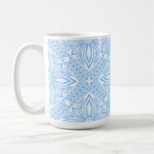 Blauw mediterraan Italiaans tegel decoratief patro Koffiemok