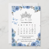 Blauw Mediterraans kalender nonphoto bewaar de dat Kaart (Voorkant)