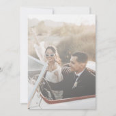 Blauw Mediterraans Tegel Bruiloft bedankje Kaart (Voorkant)