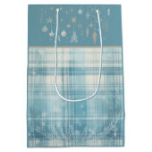 Blauw Medium Cadeauzakje (Achterkant)