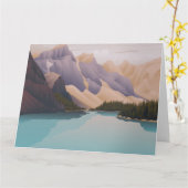 Blauw meer kaart (Gele Bloem)