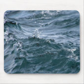 Blauw meer water muismat (Voorkant)