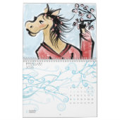 Blauw Meisje Grafiek Azië Kalender 2013 (Feb 2026)