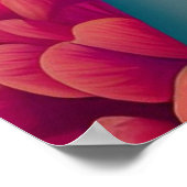 Blauw meisje met gouden, oude kroon poster (Hoek)