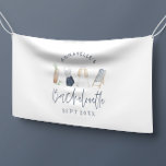 blauw meisje moderne champagne bachelorette weeken spandoek<br><div class="desc">blauw meisje - moderne champagne en cocktails bachelorette weekendscript decor .</div>