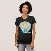 Blauw meisje t-shirt (Voorkant volledig)