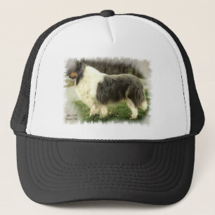 Blauw Merle Rough Collie Kunst Cadeaus Trucker Pet
