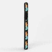 blauw mermaïdepatroon hoesje (Achterkant/rechts)