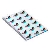 blauw mermaids notitieboek (Rechterzijde)