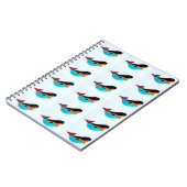 blauw mermaids notitieboek (Linkerzijde)