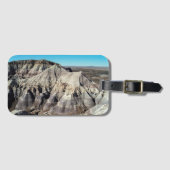 Blauw Mesa Badlands Landschap Foto Bagagelabel (Voorkant (horizontaal))