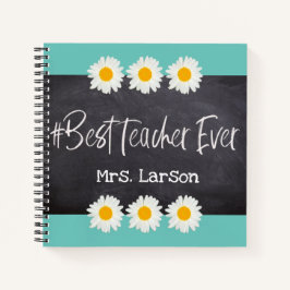 Blauw met beste leraar ooit op Blackboard Custom Notitieboek