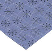 Blauw met Black Starburst Atomic | Midden-eeuw Korte Tafelloper (Hoek)