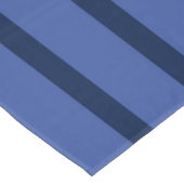 Blauw met blauwe strepen tafelkleed (Gekanteld)
