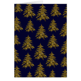 Blauw met dunne kerstboom