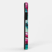 blauw met een vol hart Case-Mate iPhone case (Achterkant/rechts)
