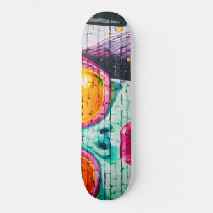 blauw met een vol hart persoonlijk skateboard