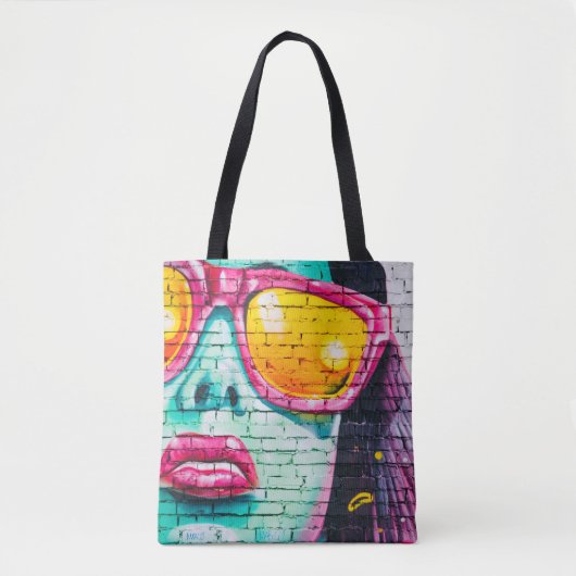 blauw met een vol hart tote bag (Voorkant)