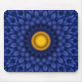 Blauw met geel muismat (Voorkant)